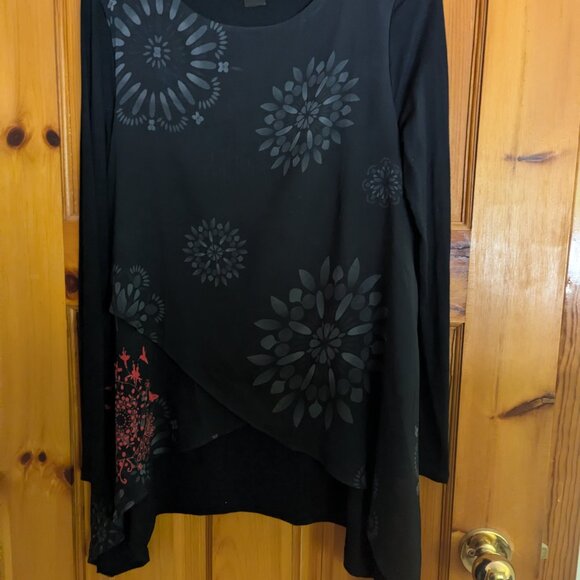 Desigual Top Black Asymetrical - Picture 4 of 4